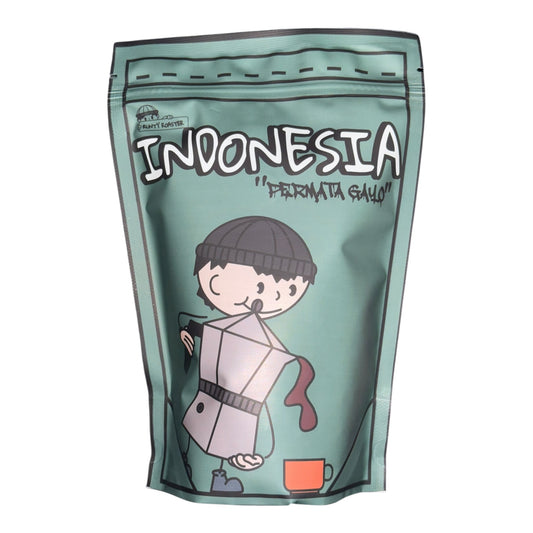 Indonezja Permata Gayo wet-hulled