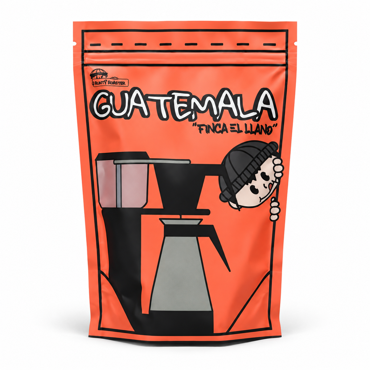 Kawa ziarnista Gwatemala el llano z regionu acatenango Runty Roaster